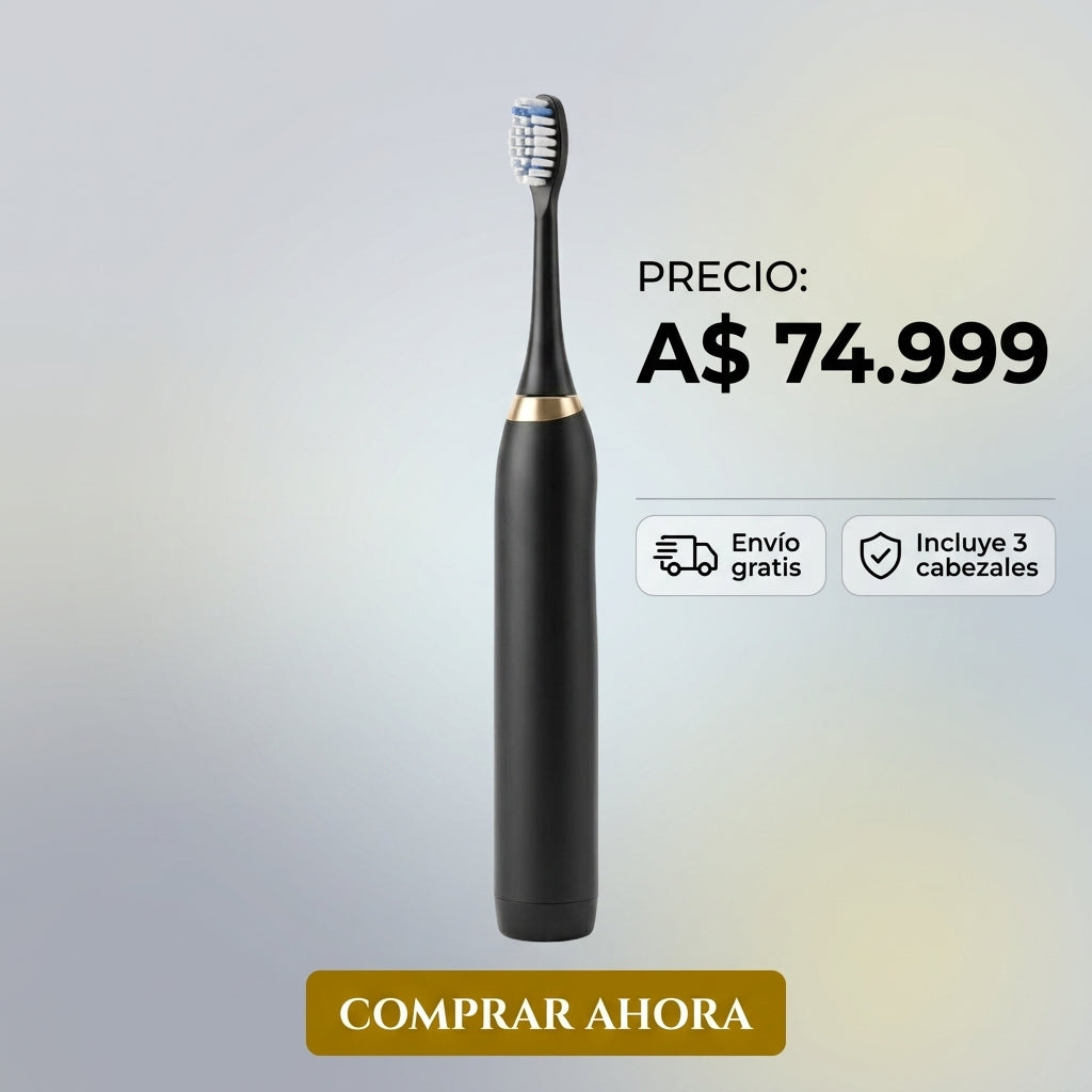 Cepillo de dientes Electrino 3 cabezales 5 velocidades