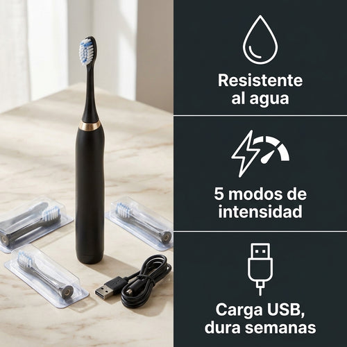 Cepillo de dientes Electrino 3 cabezales 5 velocidades